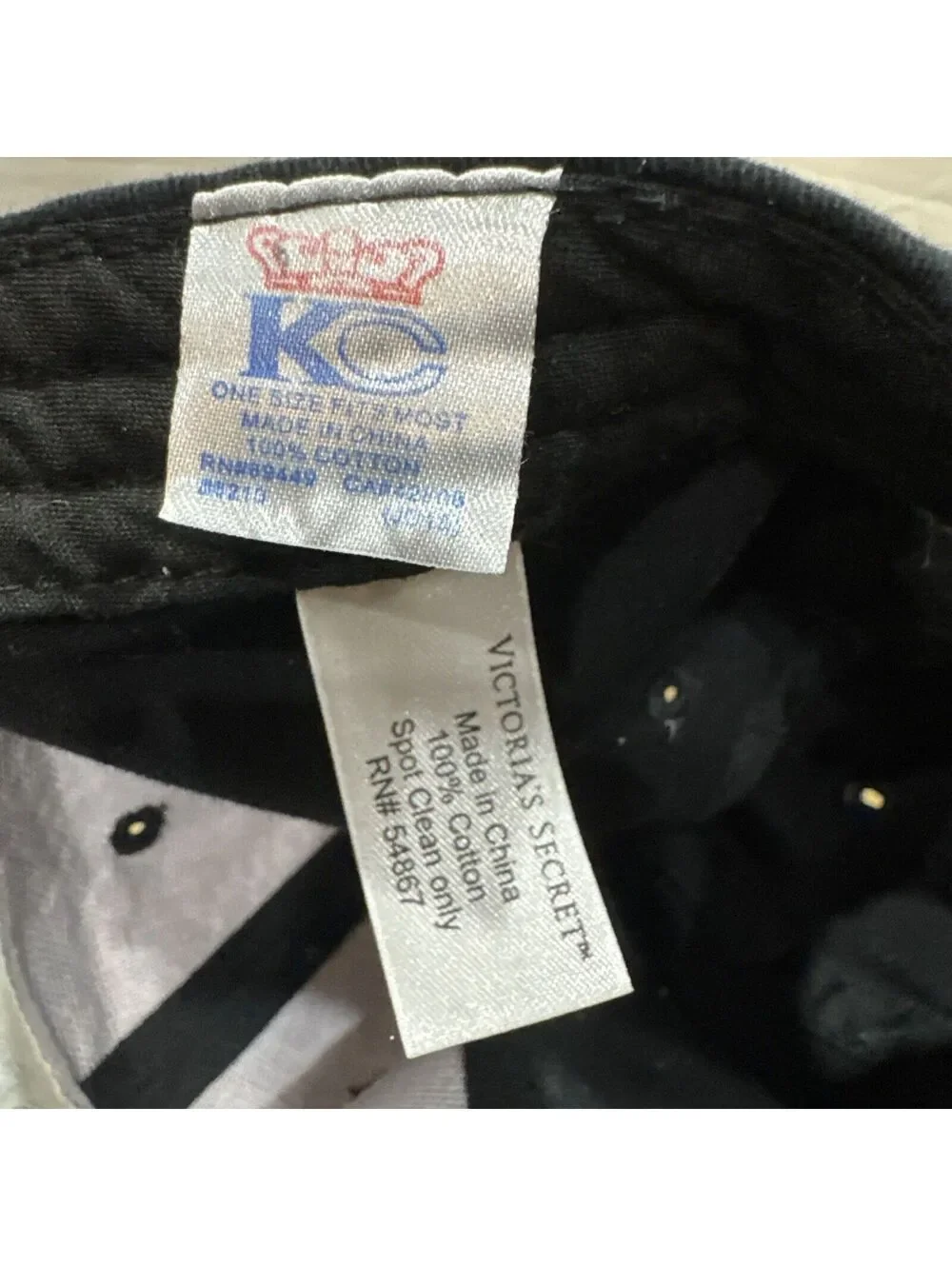 Victoria’s Secret Sport Designer Lingerie Clothing Black Baseball Cap